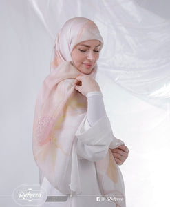 Peach Silk Scarf